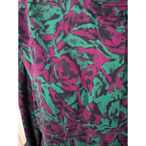 VTG Pendleton Country Sophisticates Blouse Women Sz 14P MultiFloral Cottagecore - Picture 9 of 16